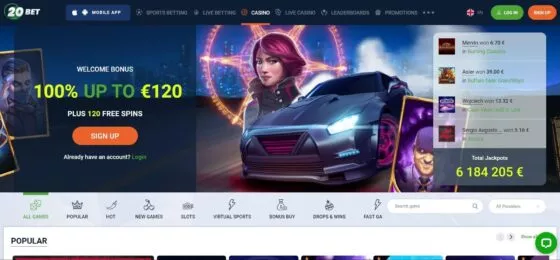 Službena web stranica kasina 20bet