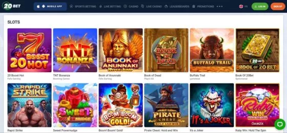 20bet casino automati za igre na sreću