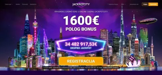 Službena web stranica kasina Jackpot City