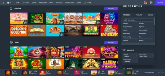Jet casino automati za igre na sreću