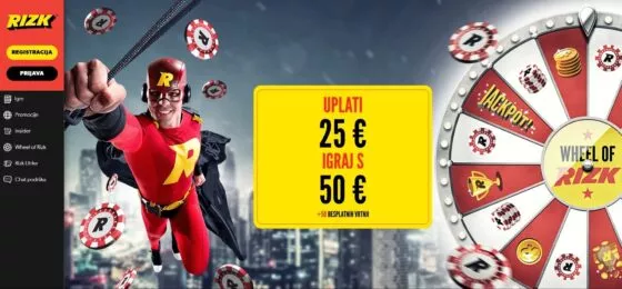 Službena web stranica kasina Rizk