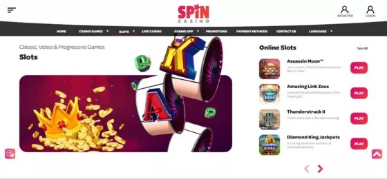Spin casino automati za igre na sreću