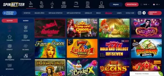 Spinbetter casino automati za igre na sreću
